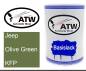 Preview: Jeep, Olive Green, KFP: 500ml Lackdose, von ATW Autoteile West.